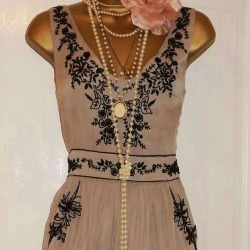 OASIS gatsby flapper beaded dress